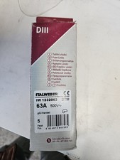 5 Pezzi Fusibile Italweber Iw 1232063 63A 500W