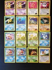 Lotto carte pokemon 16 pz gym