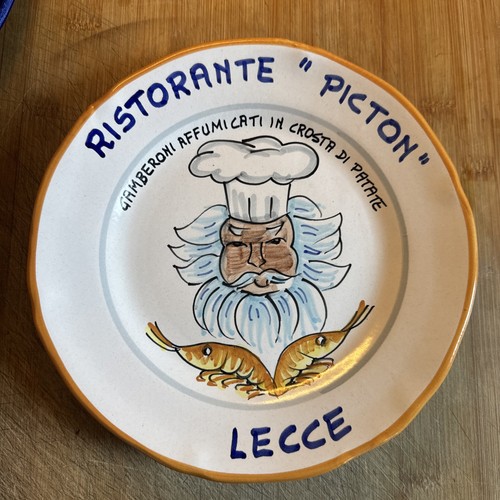 Piatto buon ricordo lecce - piatto,
