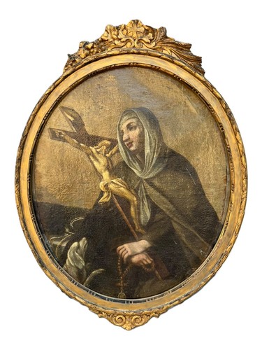 Quadro ovale antico - ovale,
