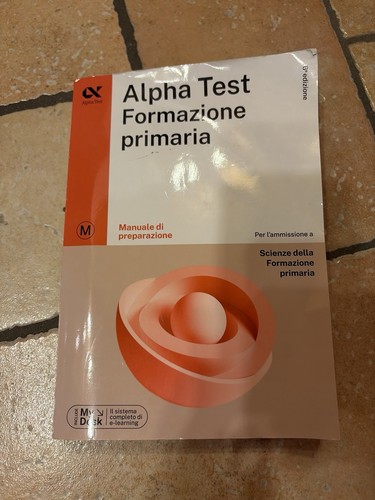 Alpha test formazione primaria - test,