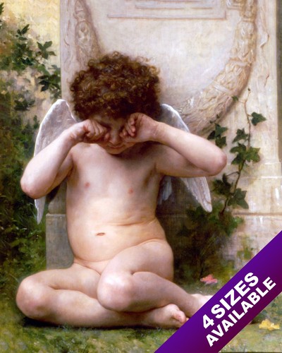 Triste pianto cupido bambino - triste,