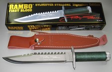 Coltello RAMBO I First Blood Sylvester Stallone Signature Edition con licenza nuovo