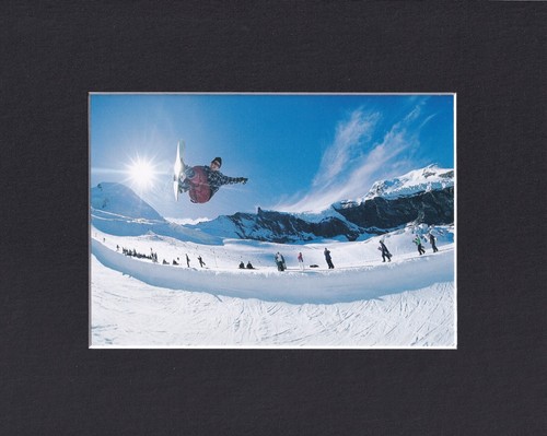 Quadro snowboarder stampa