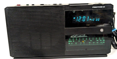 Radio sveglia vintage proton - sveglia,