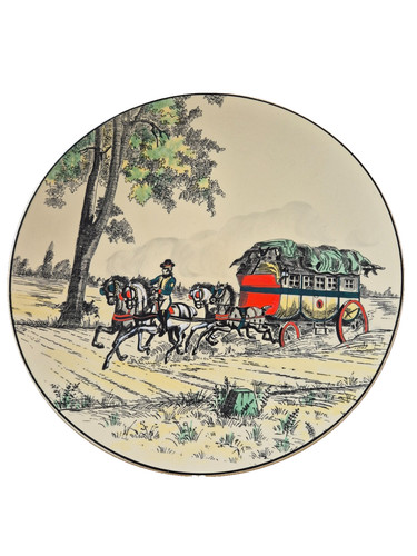 Longwy grand plat - plat, décor