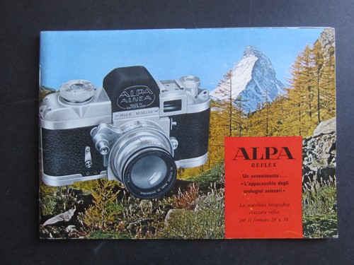 Alpa reflex catalogo - reflex, vintage