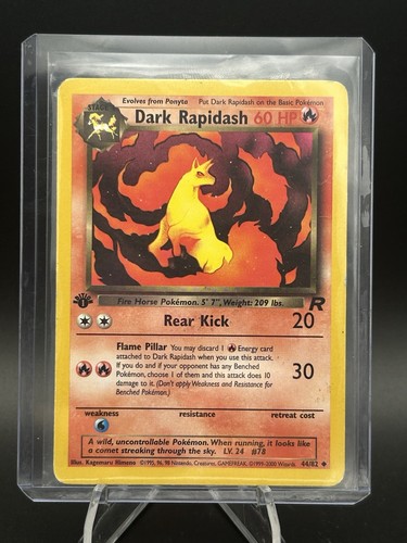 Vintage wotc dark rapidash - vintage,