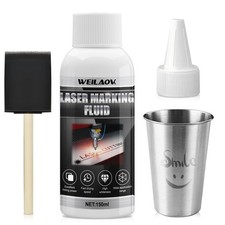 WEILAOK 150ml Polvere per Marcatura Laser, Liquido per Marcatura Laser, (I1R)