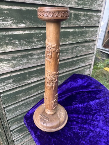 Vintage hand carved - hand, lamp