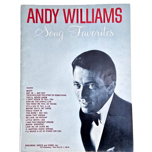Andy williams song - andy, favorites