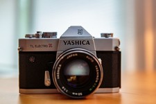 Yashica TL Electro-X 35 mm reflex vintage fotocamera reflex pellicola con kit obiettivo 50 mm f/1.4