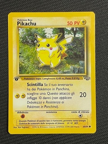 Pokemon tcg pikachu 64 - pikachu, 60/64