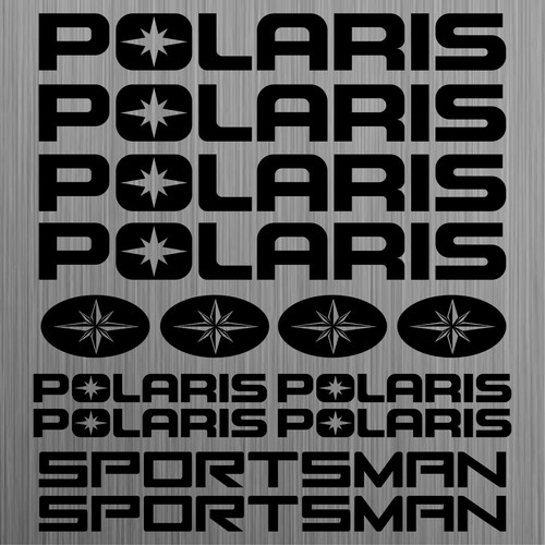 Adesivo decalcomania polaris - adesivo,