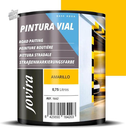 Vernice stradale acqua - stradale, giallo