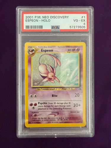 Espeon neo discovery holo - 1/75,