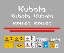 Set decalcomanie Kubota