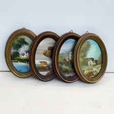 4 Quadretti dipinto Olio