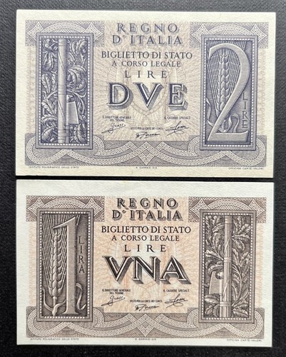Lotto 2 lire biglietto - lire,