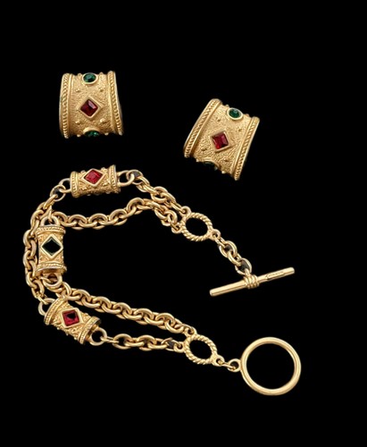 Set bracciale orecchini - set,