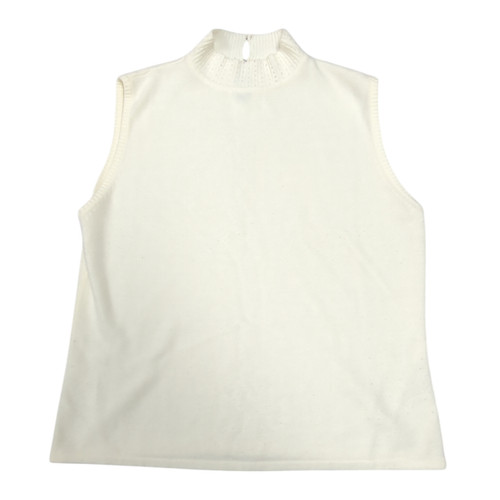 Canotta maglione donna bianco