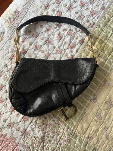 Dior saddle shoulder bag - dior, black