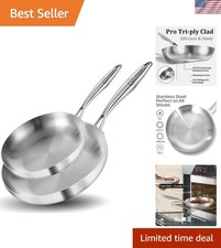 Set di Padelle in Acciaio Inox