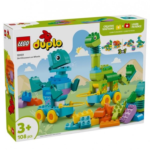 Lego duplo dinosauri ruote - lego,