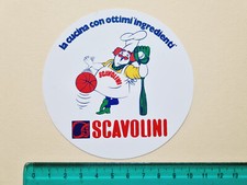 ADESIVO CUCINA SCAVOLINI STICKER AUTOCOLLANT VINTAGE 80s ORIGINAL