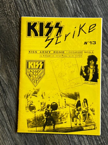 Kiss fanzine magazine - kiss,