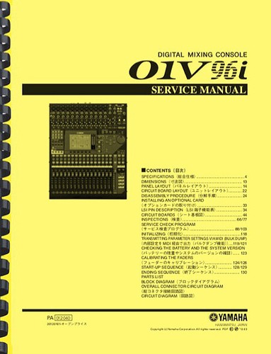 Yamaha 01v96i console - yamaha, di