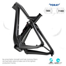 Telaio bici mtb carbonio
