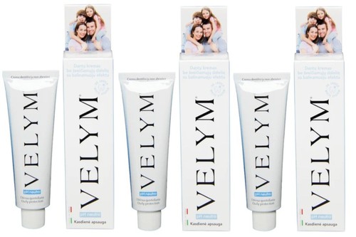 Velym crema denti - 3x,