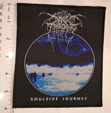 DarkThrone Soulside Journey Patch Tessuto Bordo Nero Trono Oscuro