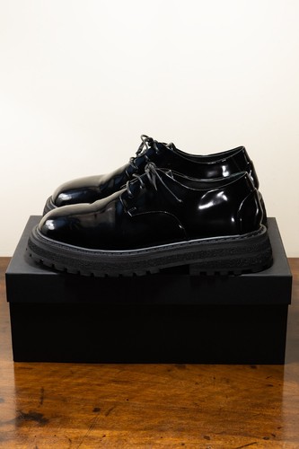 Marsell black lug sole derby - black,