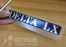 1 Stemma adesivo resina lancia DELTA LX baule portellone trunk badge