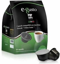 160 Capsule Cialde Caffè Pop E Gusto Cremoso M. 2 compatibili Dolce Gusto *