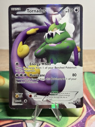 Carta pokémon rara tornadus - pokémon,