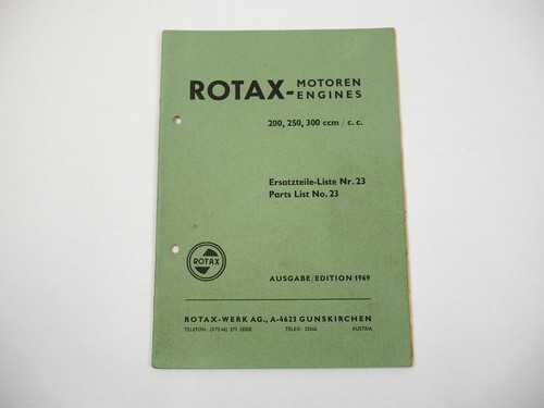 Lista ricambi motore - , rotax