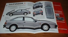 1988 ISUZU PIAZZA TURBO SPEC