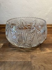 💛 Portafrutta Centrotavola Ciotola Cristallo Vintage Anni 60/70 Design Arredo