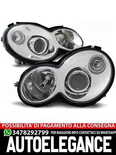 Fari cromati per mercedes - cromati,