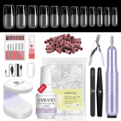 Gel nail kit 500 pcs - 500, square
