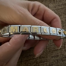 Bracciale acciaio e Oro Giallo, diverse Maglie:Morellato,Nomination,Zoppini