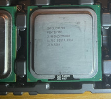 Pentium 4 Extreme Edition 3,4 GHz LGA775 800 Mhz FSB SL7GD raro retrò