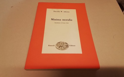 Adorno minima moralia - ,