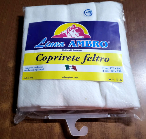 Coprirete feltro singolo ambro - singolo,