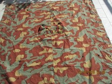 ESERCITO ITALIANO TELO TENDA MIMETICO MOD, 29 CON APERTURA CENTRALE OTTIMA CONS.