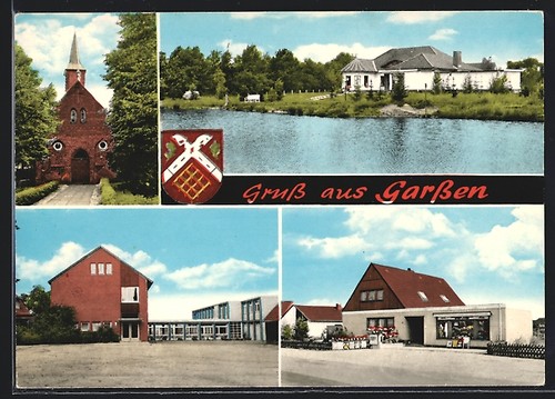 Cartolina garßen chiesa - cartolina, garßen,
