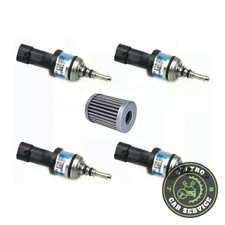 4 INIETTORI BRC GPL BLU CON SEEGER NUOVO TIPO  09SQ99020021  NUOVI